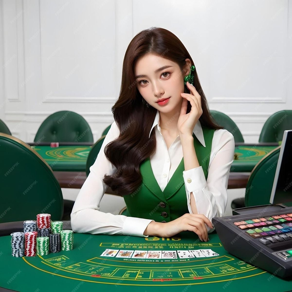 123jili live casino lobby showing multiple active dealer tables on a phone screen